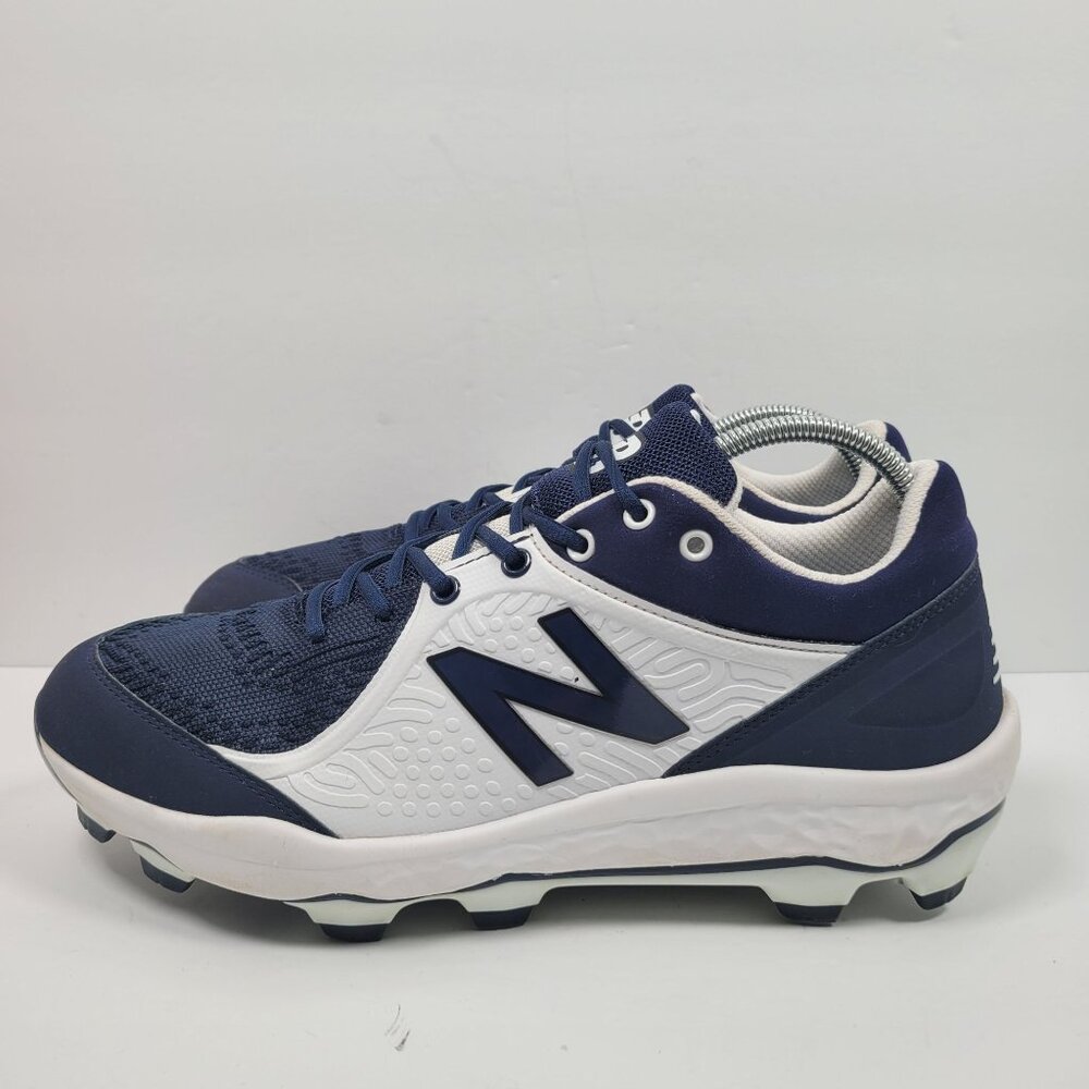 New Balance Fresh Foam Mens's Navy & White Cleats PL3000N5 Size 14 - Picture 2 of 8